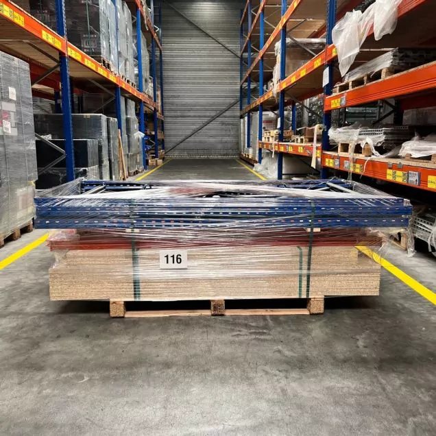 Voordeelpartij deels gebruikte AR grootvakstelling 2000x5518x1000mm (hxbxd) 4 niveaus