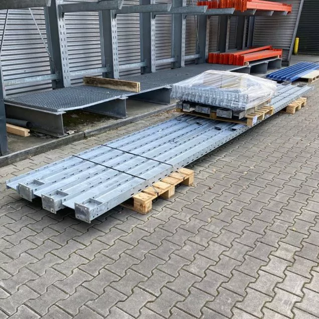 Voordeelpartij gebruikte zware draagarmstelling BR 6500x5082x1200 mm (hxbxd) 5 niveaus