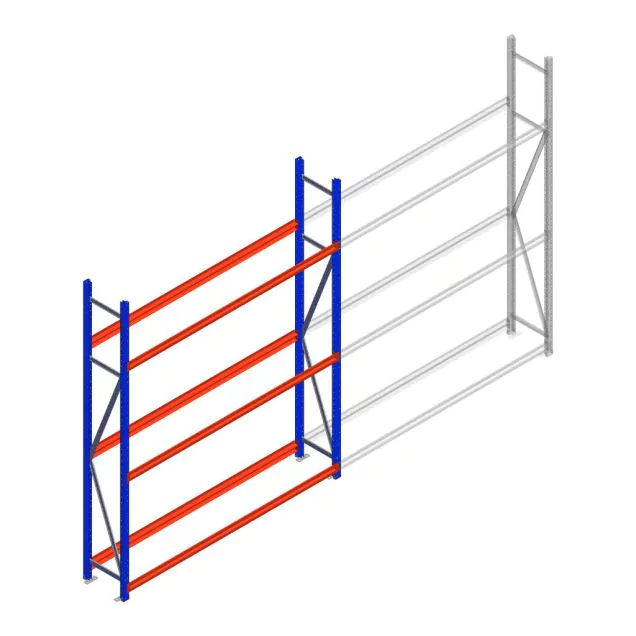Bandenstelling grootvak AR 2500x2010x400 mm (hxbxd) 3 niveaus beginsectie