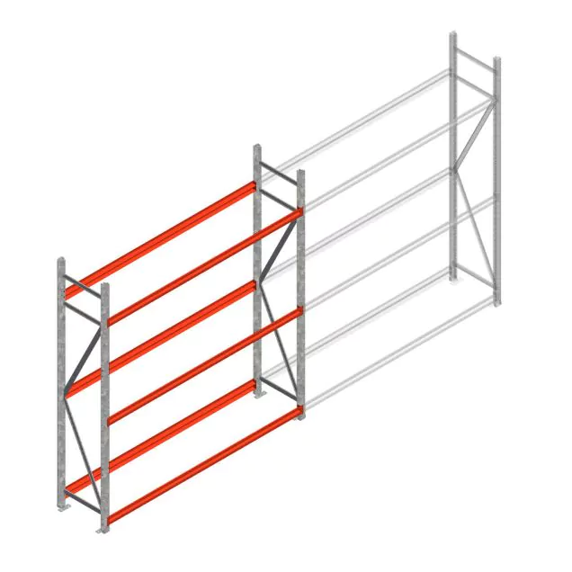 Bandenstelling grootvak AR 2250x2010x500mm (hxbxd) 3 niveaus beginsectie