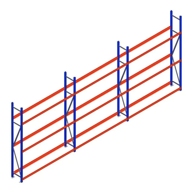 Voordeelrij bandenstelling grootvak AR 2500x6240x500 mm (hxbxd) 3 niveaus