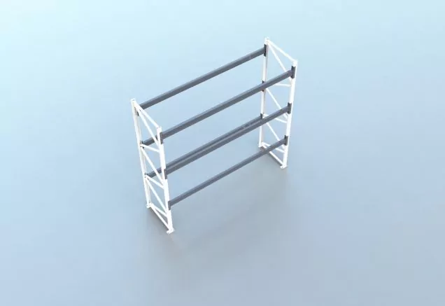 Beginsectie gebruikte Nedcon PR palletstelling 3700x3600x1100 mm (hxbxd) 3 niveaus