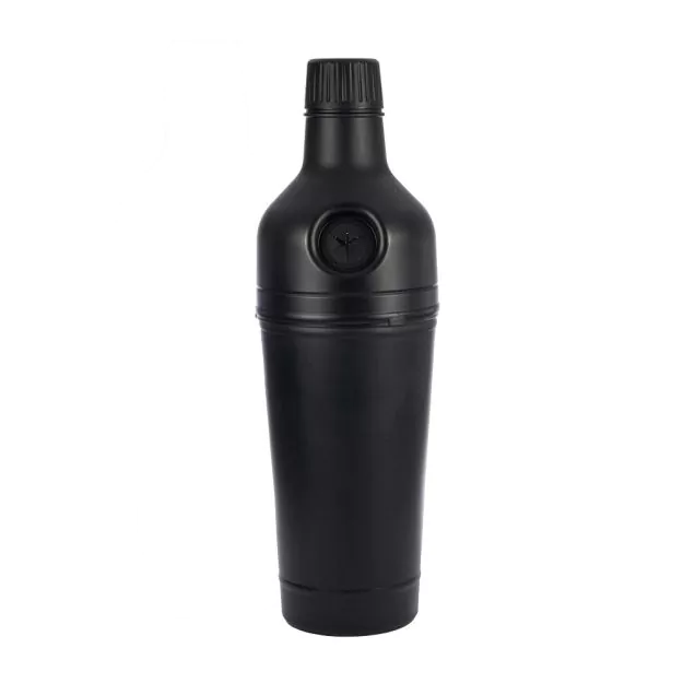 210L Petman plastic flessen container, Zwart