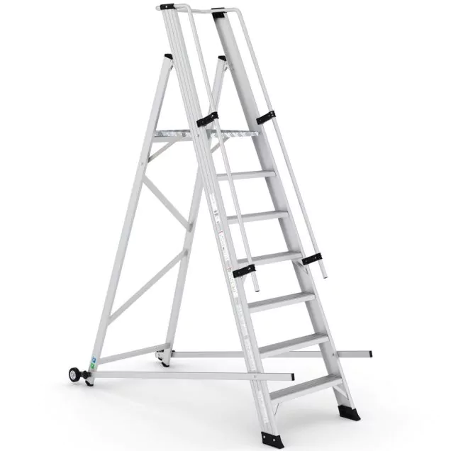 Magazijntrap Wixor opvouwbaar 7 treden