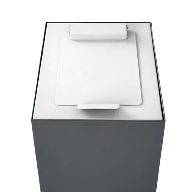 Top met klepdeksel modulaire afvalscheidingsunit 60ltr, Wit