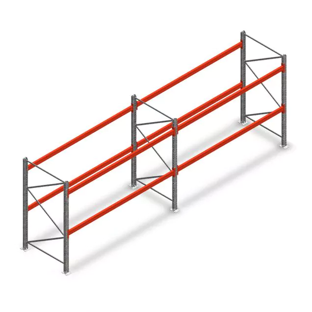 Combideal palletstelling AR T2 2500x5640x1100 mm (hxbxd) 2 niveaus 3636kg/niv