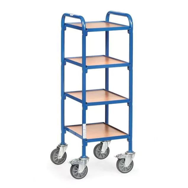 Bijzetwagen 250 kg met 4 houten etages 320x470