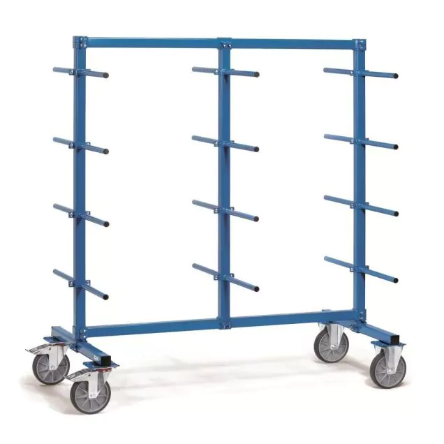 Draagarmwagen 500 kg dubbelzijdig 1600x800 PVC