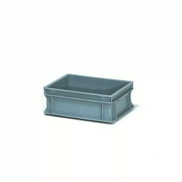 Fetra eurobak, euronorm krat 400x300x145 mm (lxbxh) grijs