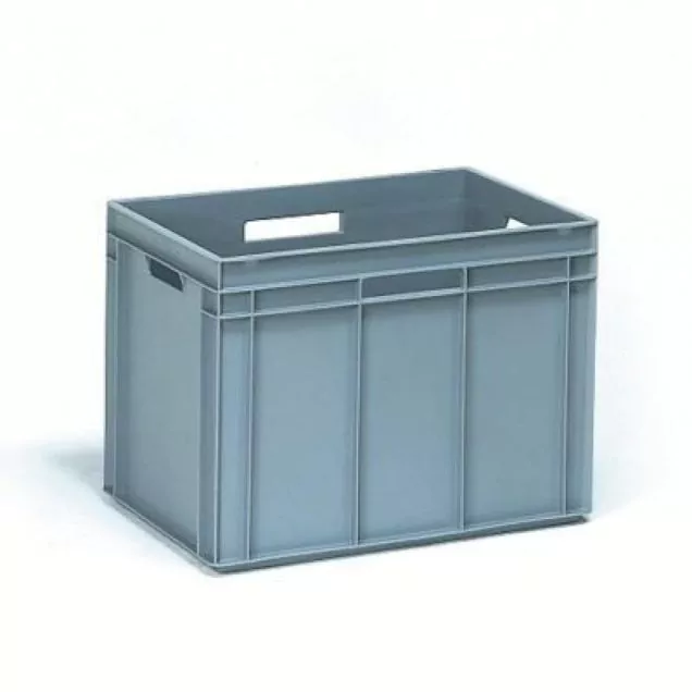 Fetra eurobak, euronorm krat 600x400x425 mm (lxbxh) grijs