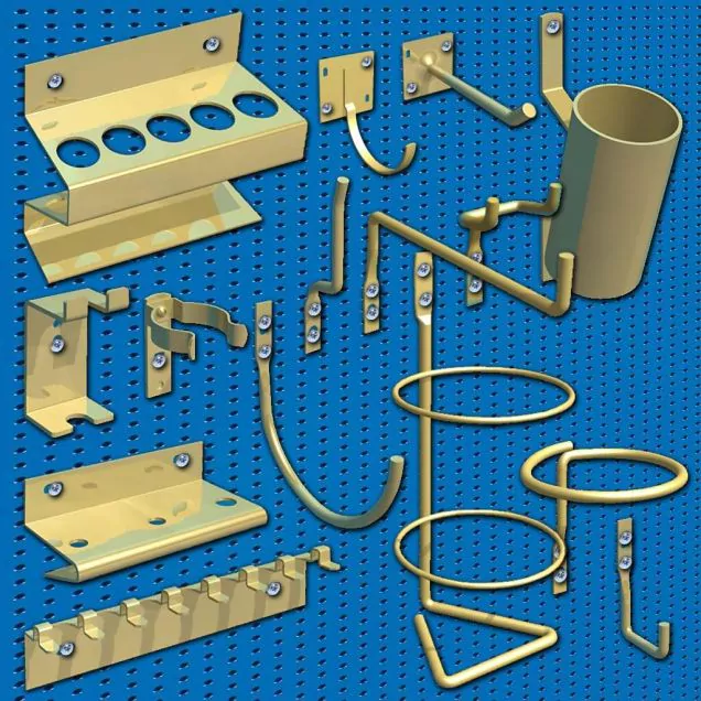 Houderset voor 1.5 m2 met 20 gereedschapshouders