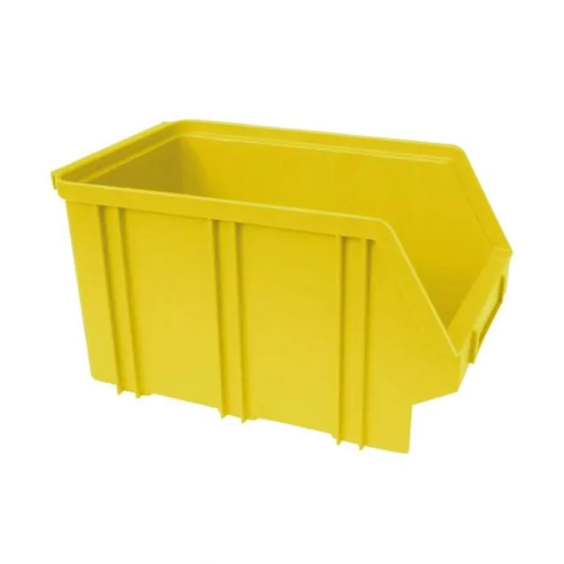 Kunststof stapelbak, magazijnbak A3 240x150x135 mm (lxbxh) geel