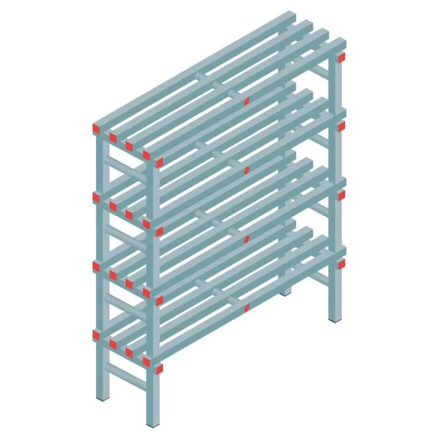 Kunststof stelling REA Euro 1450x1500x400 mm (hxbxd) 4 niveaus
