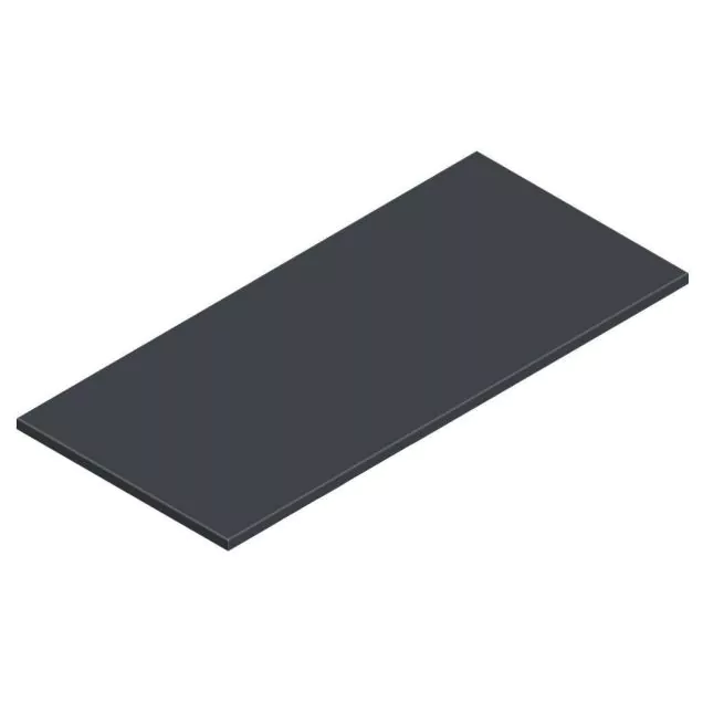 Legbord voor draaideurkast 1950x920x420 (hxbxd) zwart 