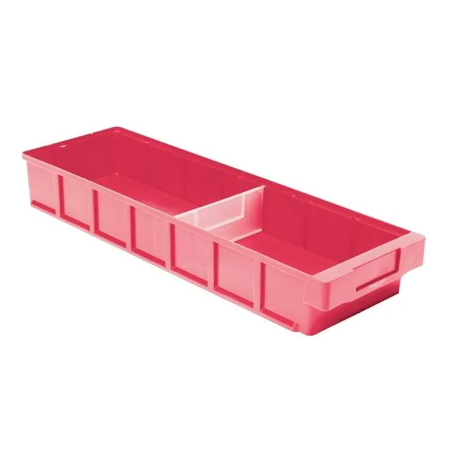 Magazijnbak, magazijnstellingbak VKB 600x186x83 mm (lxbxh) rood