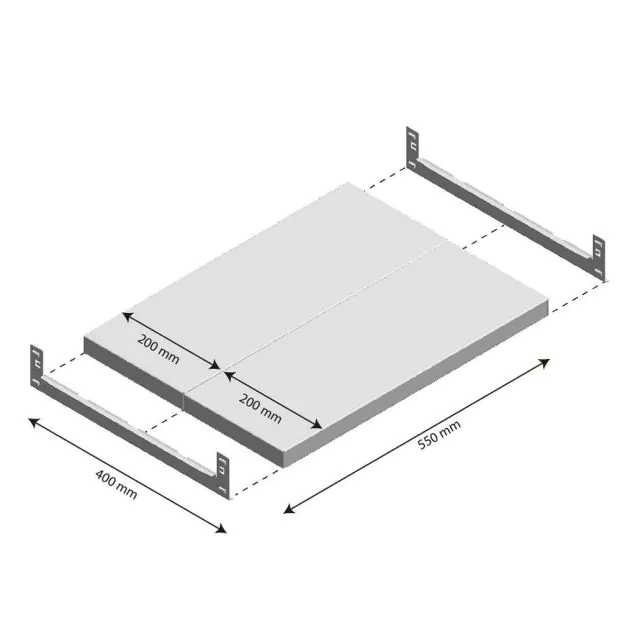 Niveau Legbord Light Duty 550x400mm (bxd)