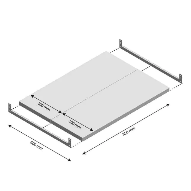 Niveau Legbord Light Duty 850x600mm (bxd)