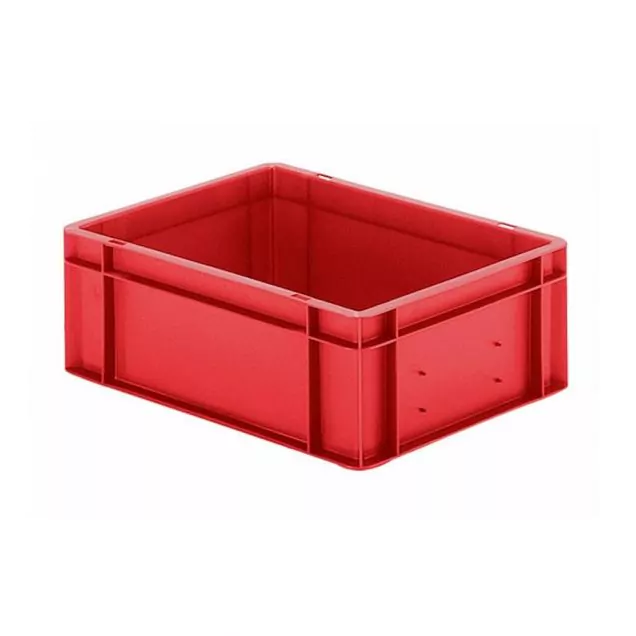 Stapelbare transportkrat TK0 400x300x145 mm (lxbxh) rood