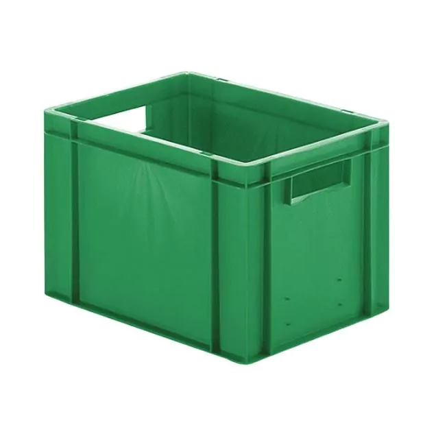 Stapelbare transportkrat TK0 400x300x270 mm (lxbxh) groen