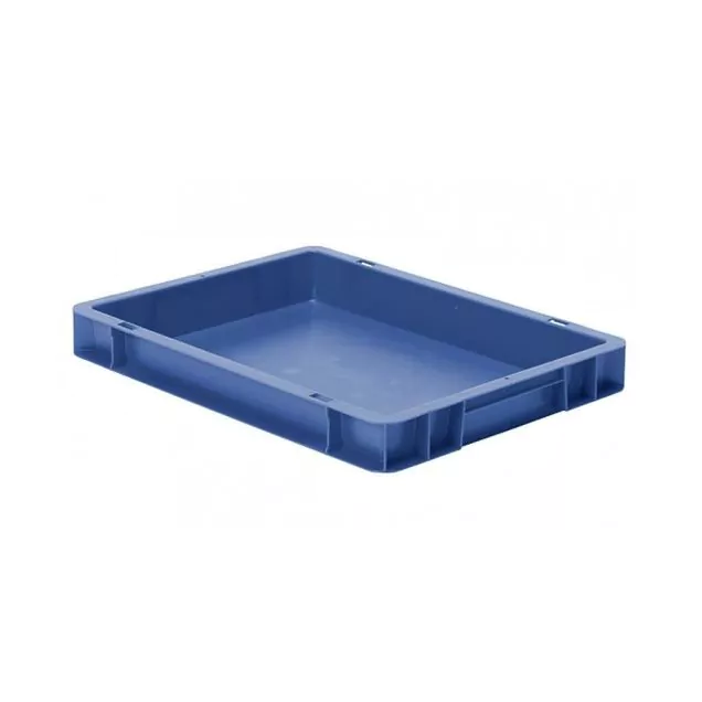 Stapelbare transportkrat TK0 400x300x50 mm (lxbxh) blauw