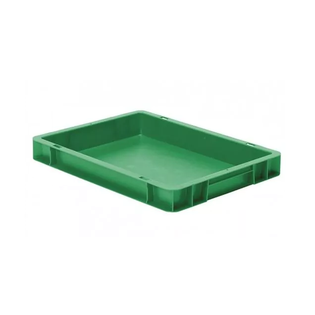 Stapelbare transportkrat TK0 400x300x50 mm (lxbxh) groen