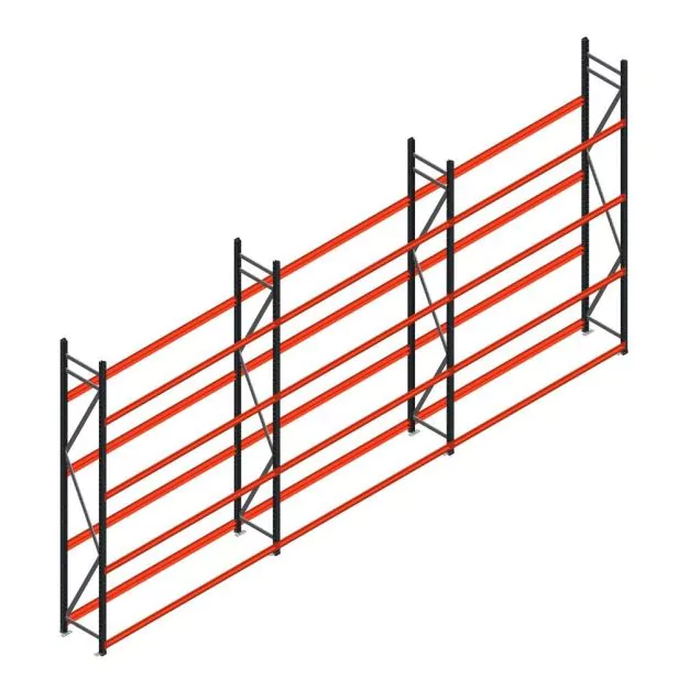 Voordeelrij bandenstelling grootvak AR 3000x6240x500 mm (hxbxd) 4 niveaus