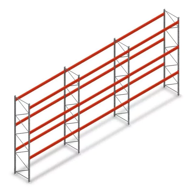 Voordeelrij gebruikte AR T2 palletstelling 4500x8500x1100 mm (hxbxd) 3 niveaus