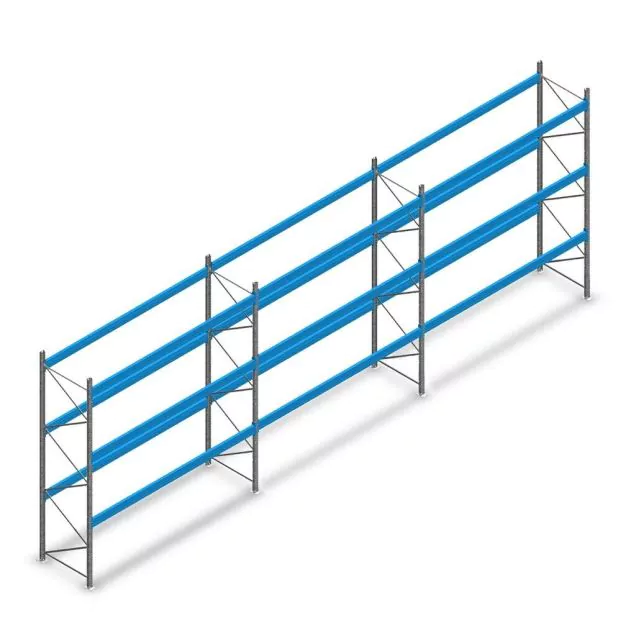 Voordeelrij gebruikte Schaefer palletstelling 5000x11800x1050 mm (hxbxd) 3 niveaus