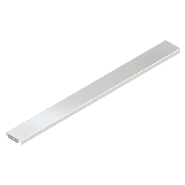 Winkelstelling afdeklijst 1000x60 mm (bxd) RAL9001