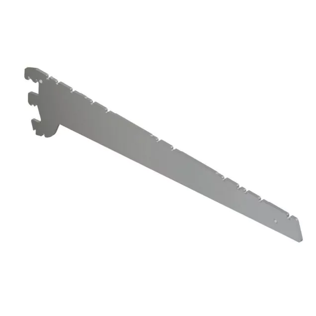 Winkelstelling dragers 570 mm per stuk RAL9006