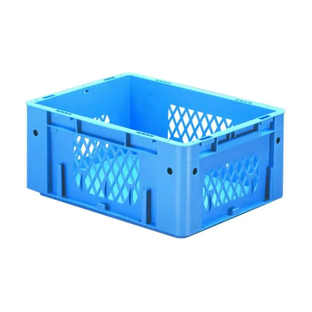 Zware stapelbare transportkrat VTK1 400x300x175 mm (lxbxh) blauw
