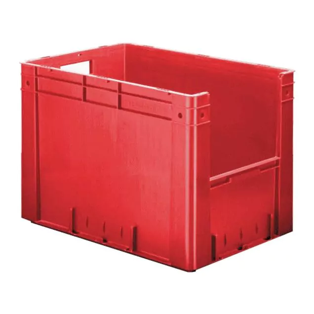 Zware stapelbare transportkrat VTK4 600x400x420 mm (lxbxh) rood