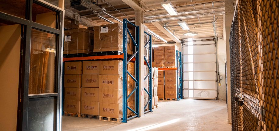 magazijn waar veiligheid prioriteit heeft