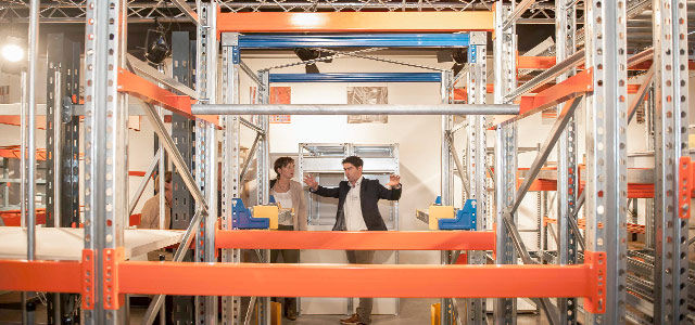 Begra Magazijninrichting Showroom